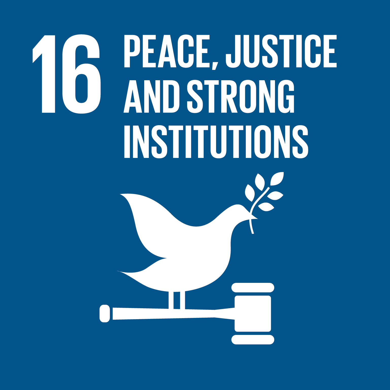 UNSDG 16 - Peace, Justice and Strong Institutions